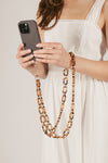 Tortoise Ella Crossbody Phone Strap