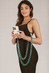 Blue Ella Crossbody Phone Strap