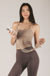 White Ella Crossbody Phone Strap