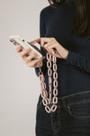 Pink Ella Crossbody Phone Strap