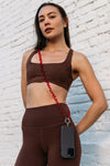 Ruby Beaded Crossbody Phone Strap