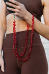 Ruby Beaded Crossbody Phone Strap