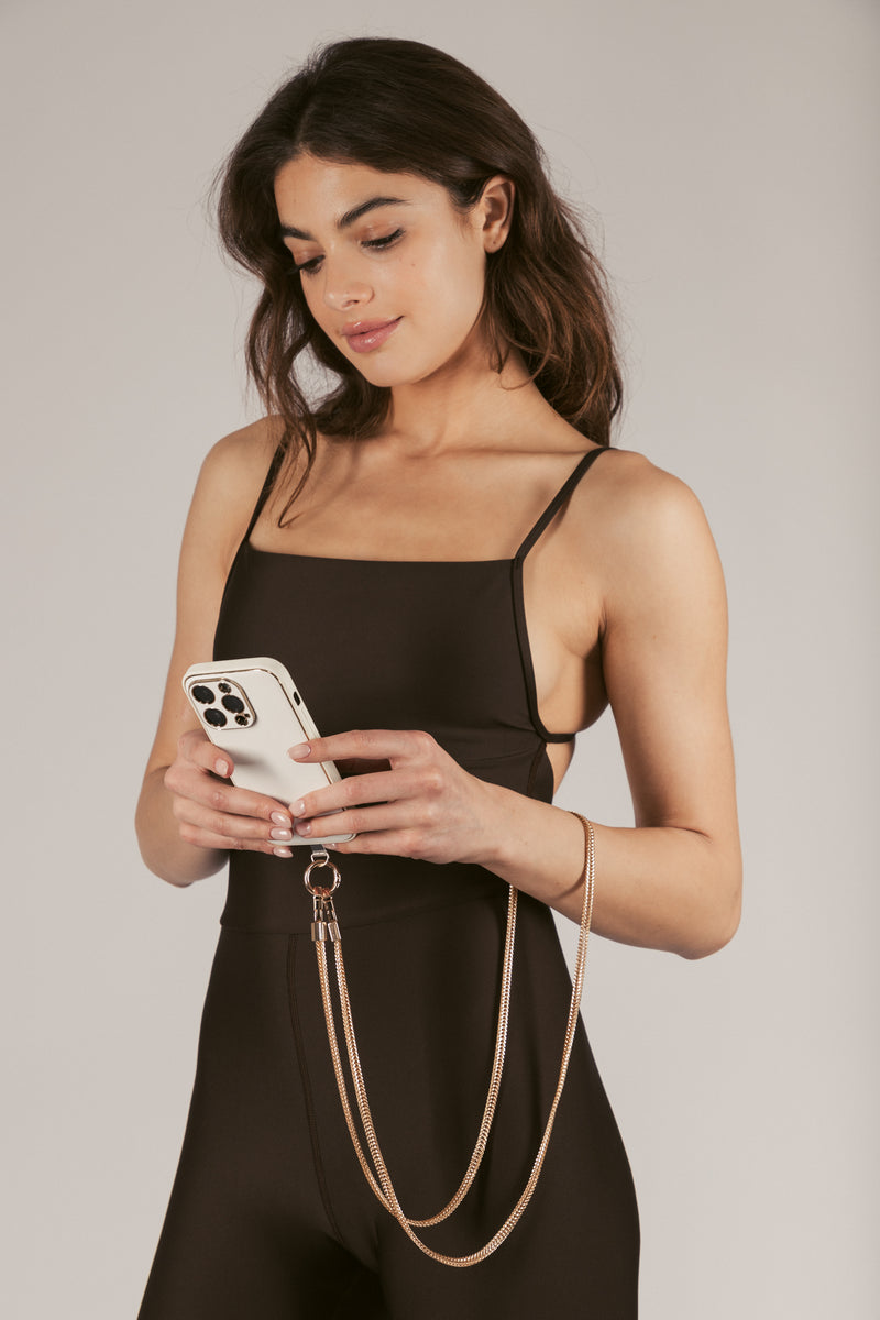Celeste Flat Chain Crossbody Phone Strap