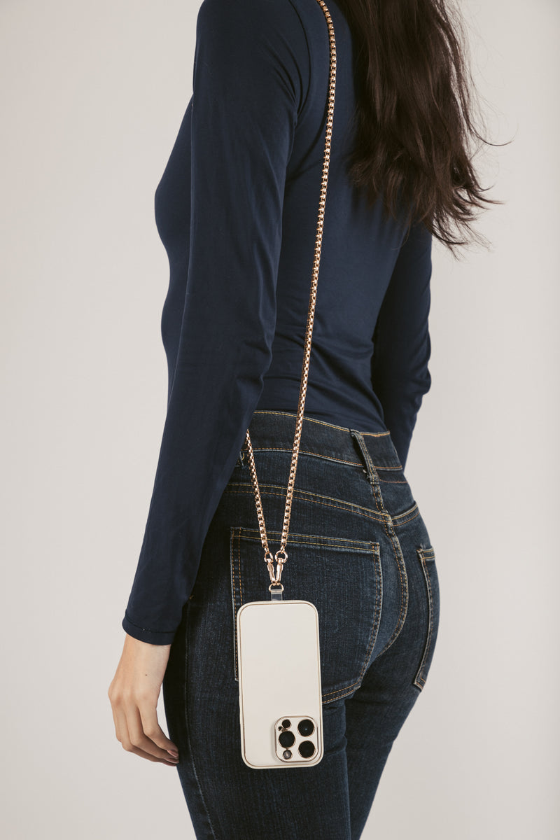 Talia Box Chain Crossbody Phone Strap