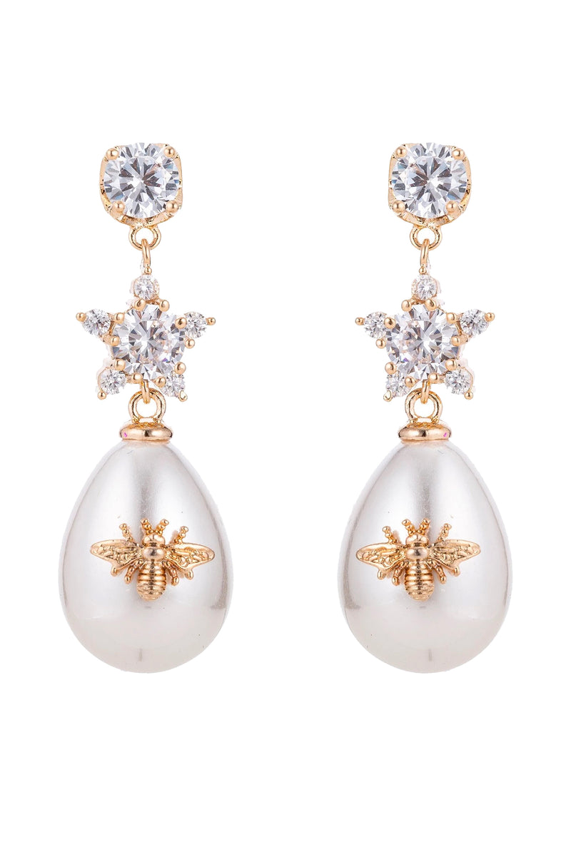 Abeja Earrings - Gold