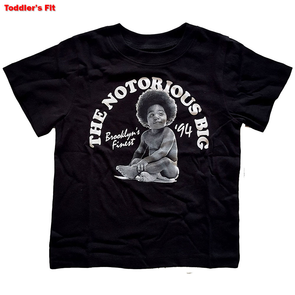 Biggie Smalls Kids Tee (Toddler) - Baby - Black