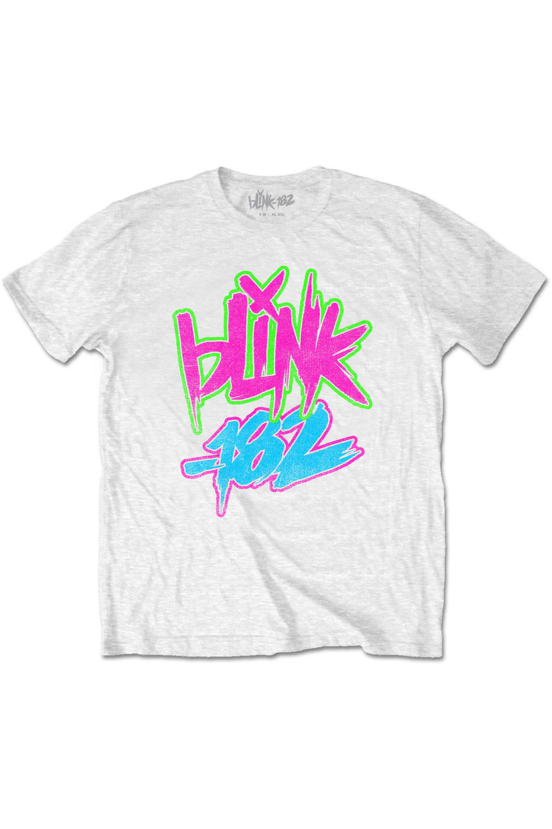 Blink-182 neon logo kid's t-shirt.