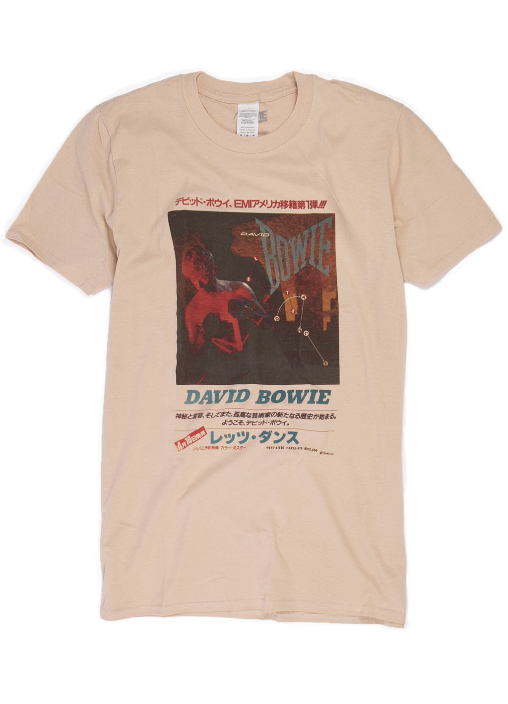 David Bowie Lets Dance Japan t-shirt.
