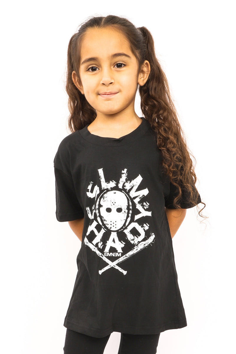 Kid's Silm Shady T-Shirt - Black (Boys and Girls)