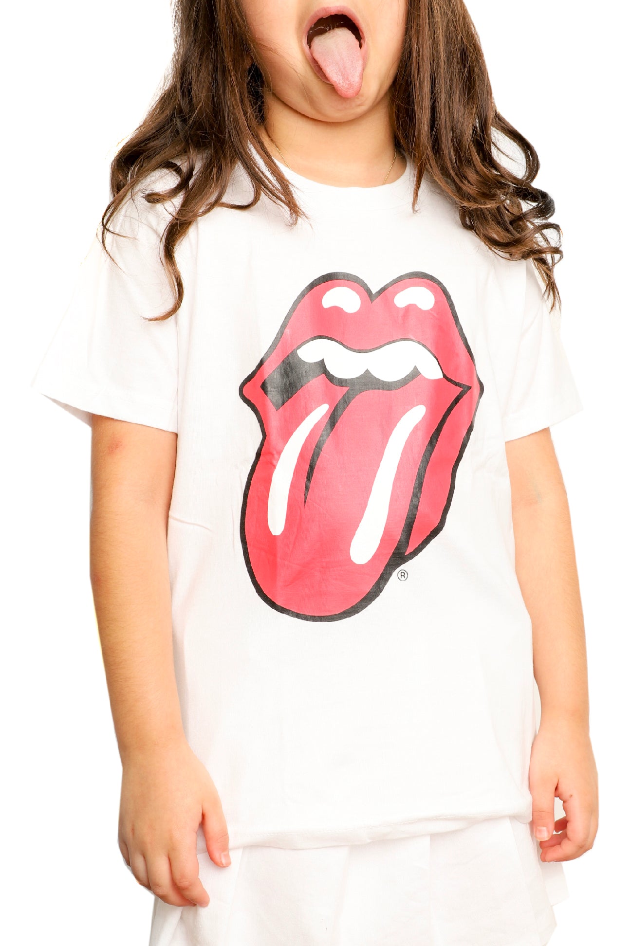 Stones T-Shirt - Tongue - White (Boys and Girls) – Eyecandy Angeles