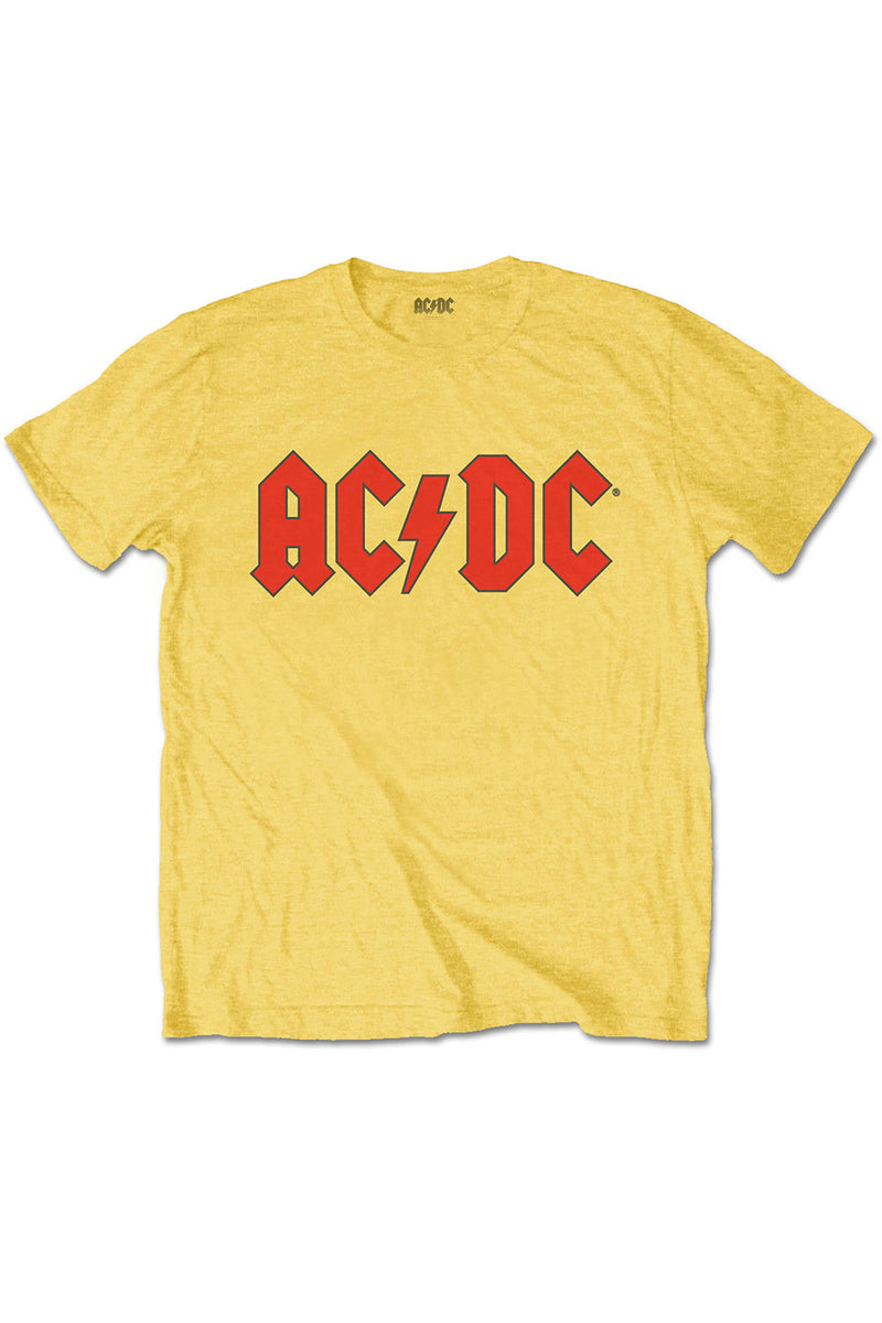 Kid's AC DC T-Shirt - Yellow (Boys and Girls)