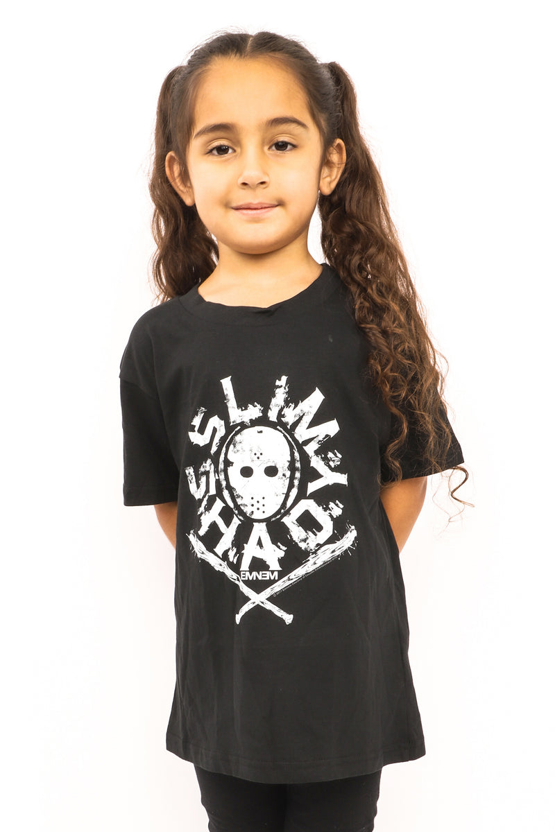 Kid's Silm Shady T-Shirt - Black (Boys and Girls)