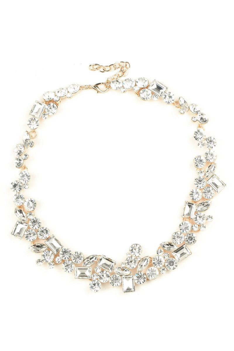 Rowan Necklace - White Crystal