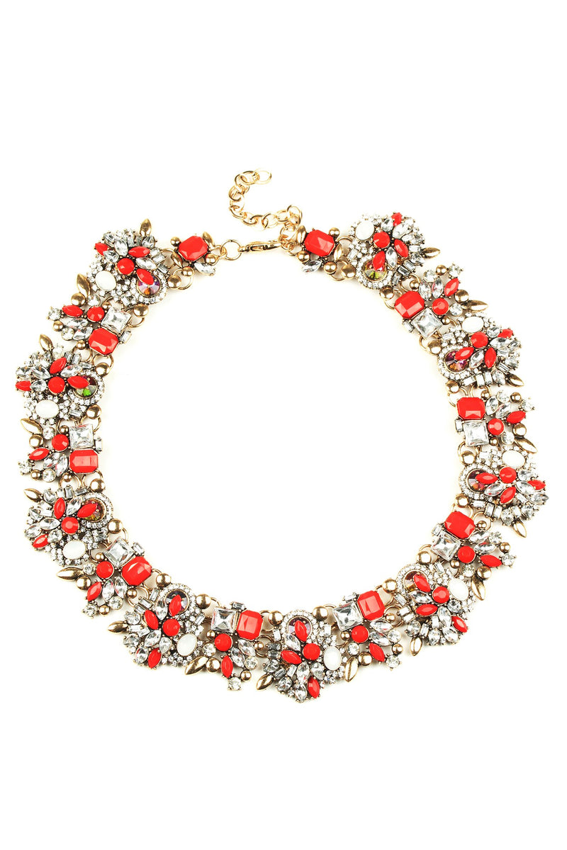 Sloane Necklace - Red