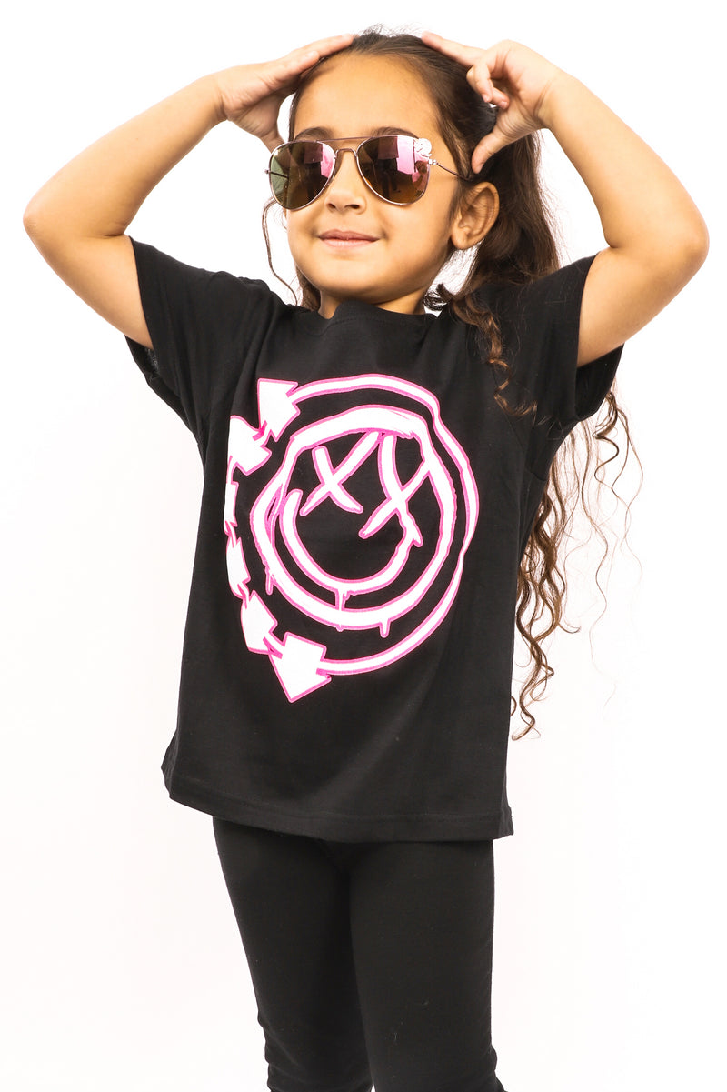 Kid's Blink 182 T-Shirt - Logo - Black (Boys and Girls)