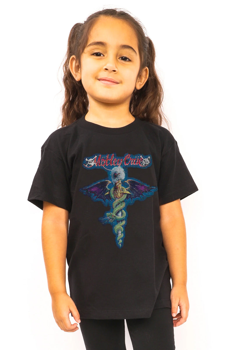Mötley Crüe blue dragon kid's t-shirt.