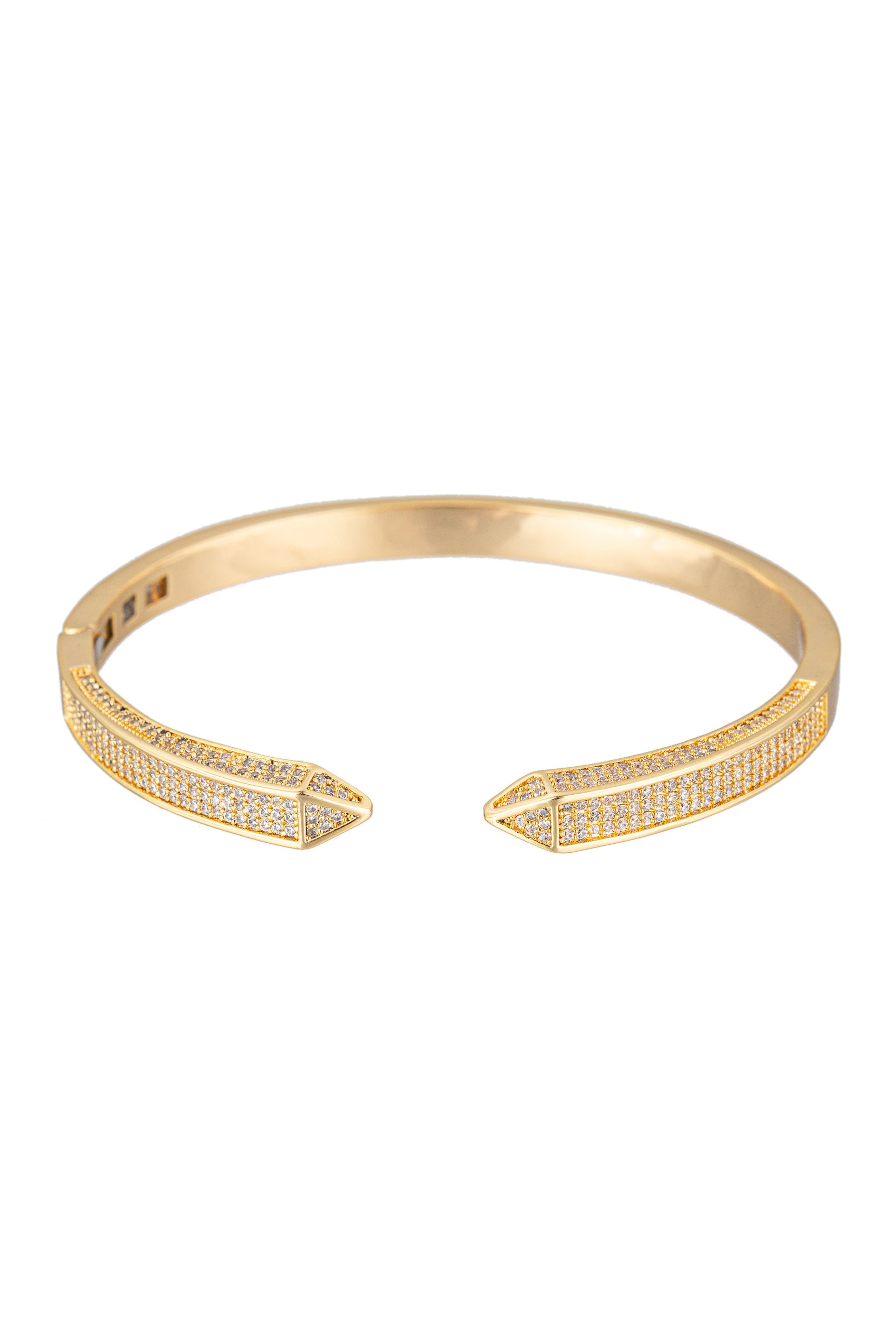 Gold spike deals cuff bracelet