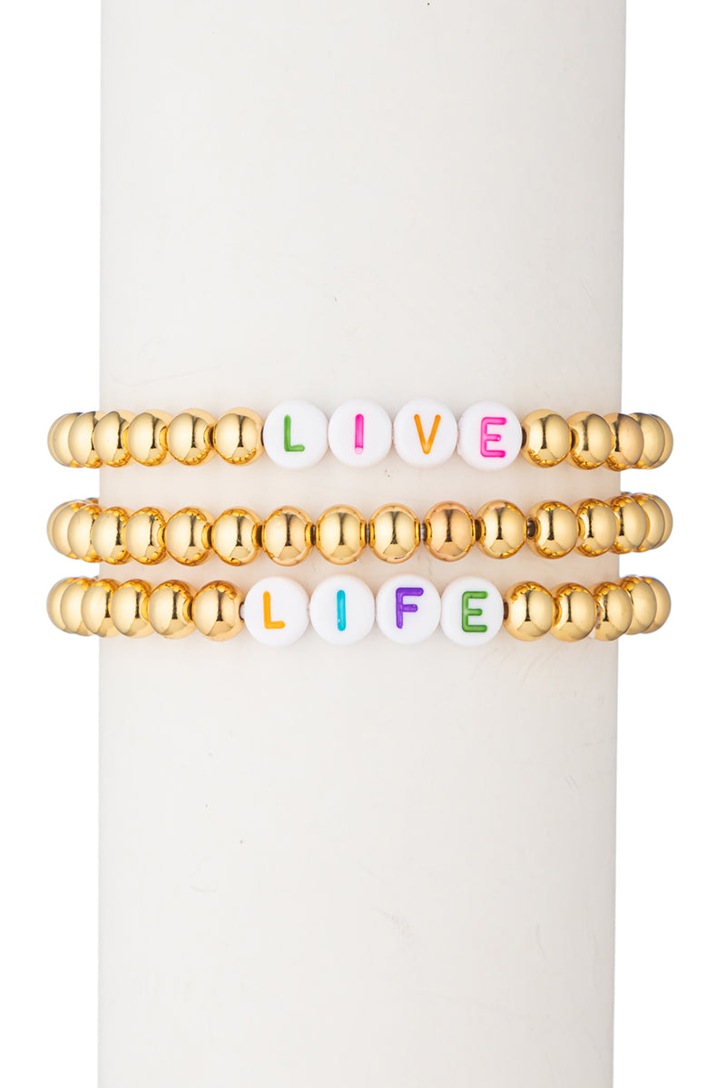 Live Life - Bracelet Set
