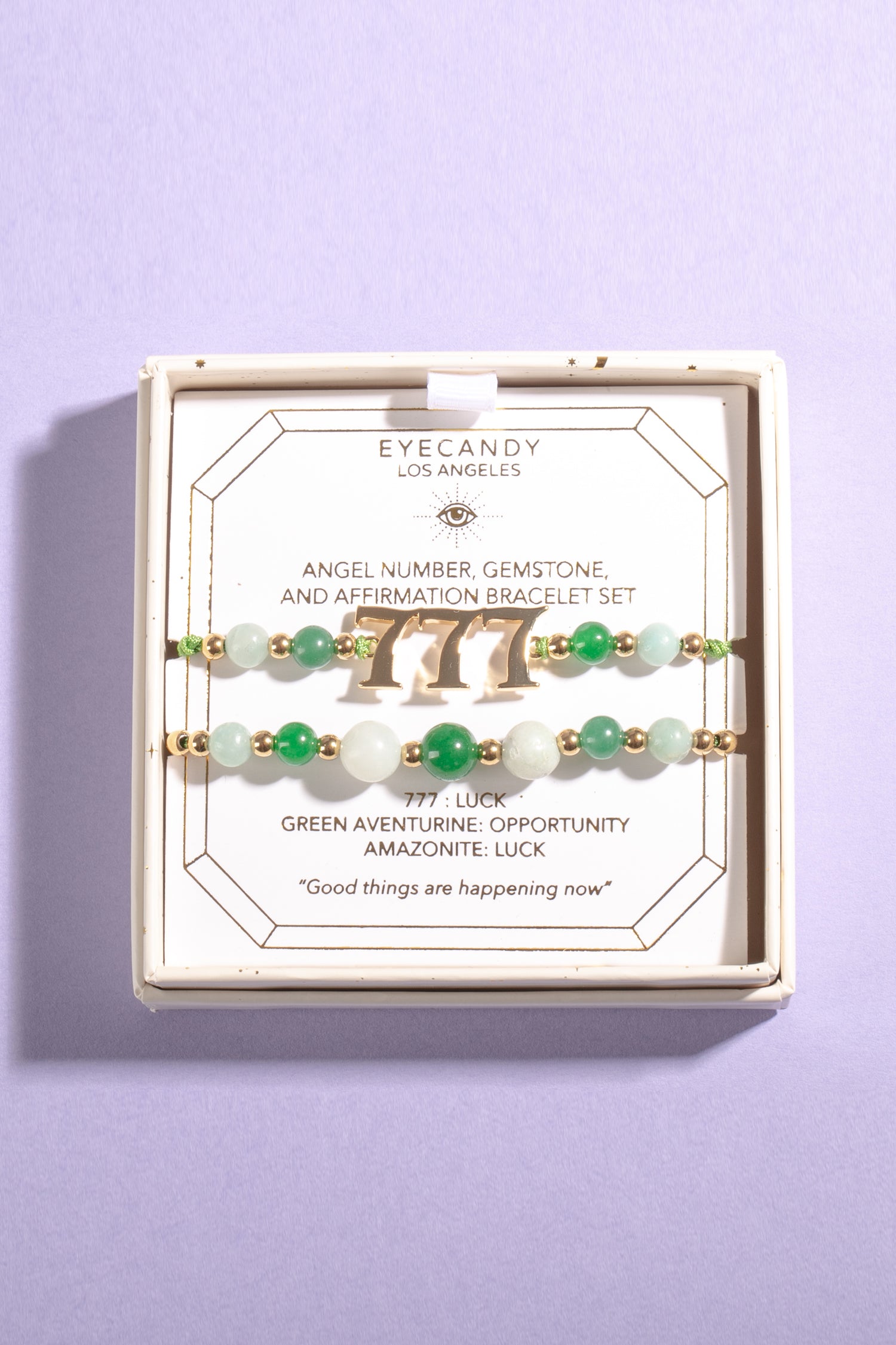 777 Angel Bracelet Set: Embrace Divine Guidance and Protection
