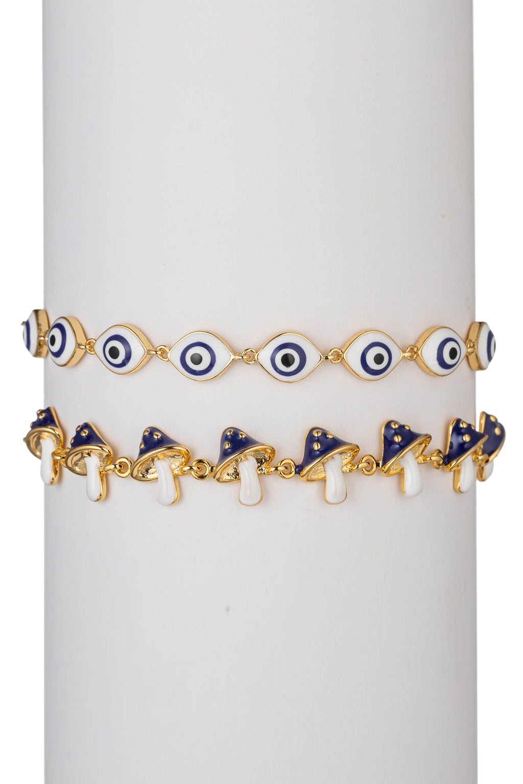 Eye See Mushrooms Bracelet Set