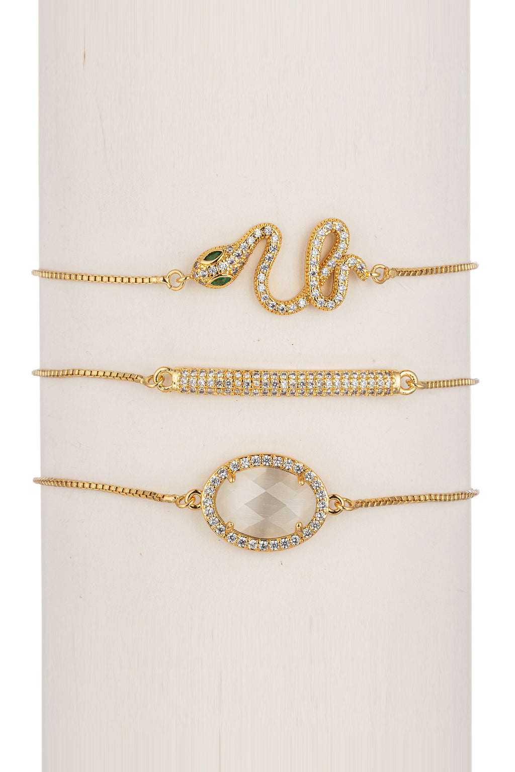 Snake Eye Bracelet Set