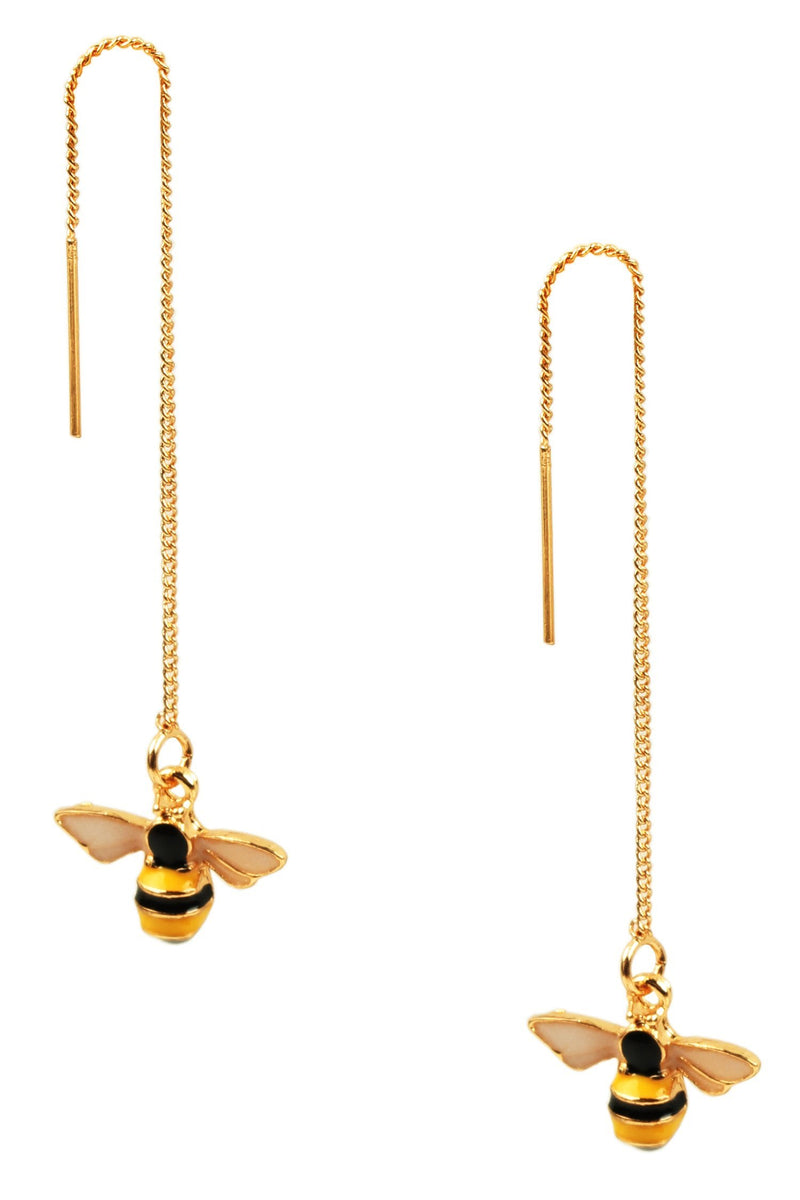 Bee Drop Earrings