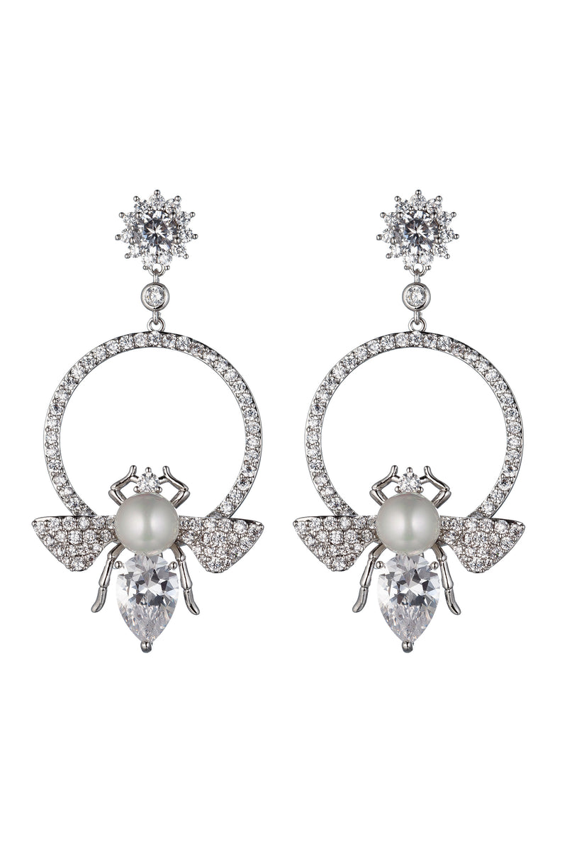 Abeille Earrings - Silver