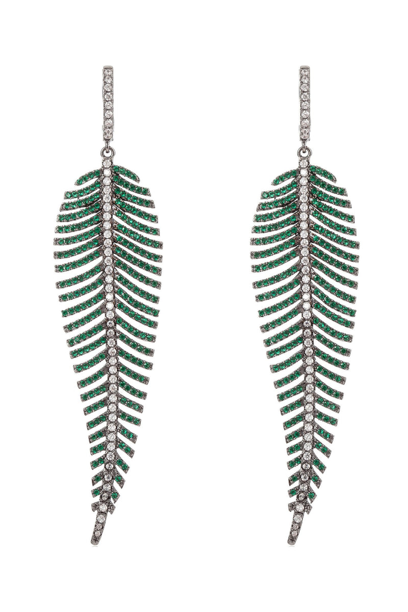 Caroline Earrings - Green