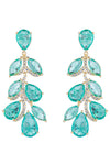 Julie Pink Drop Statement Earrings