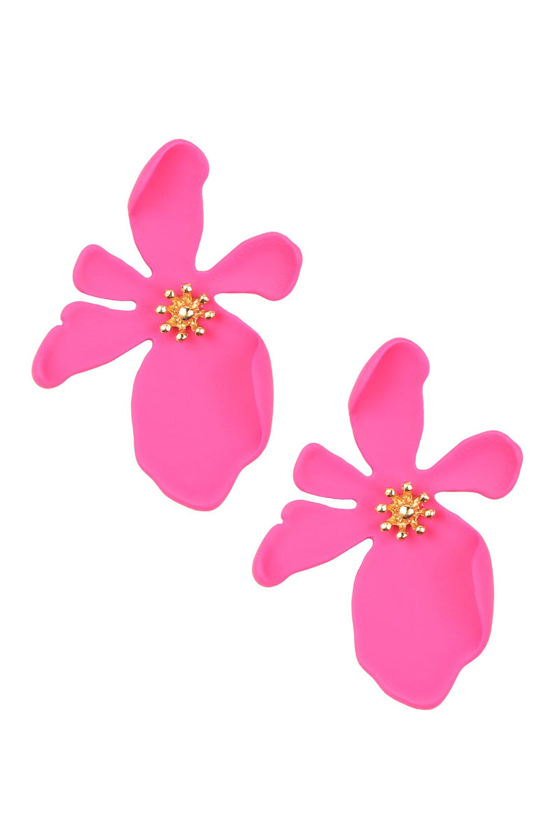 Georgia Earrings - Fuschia