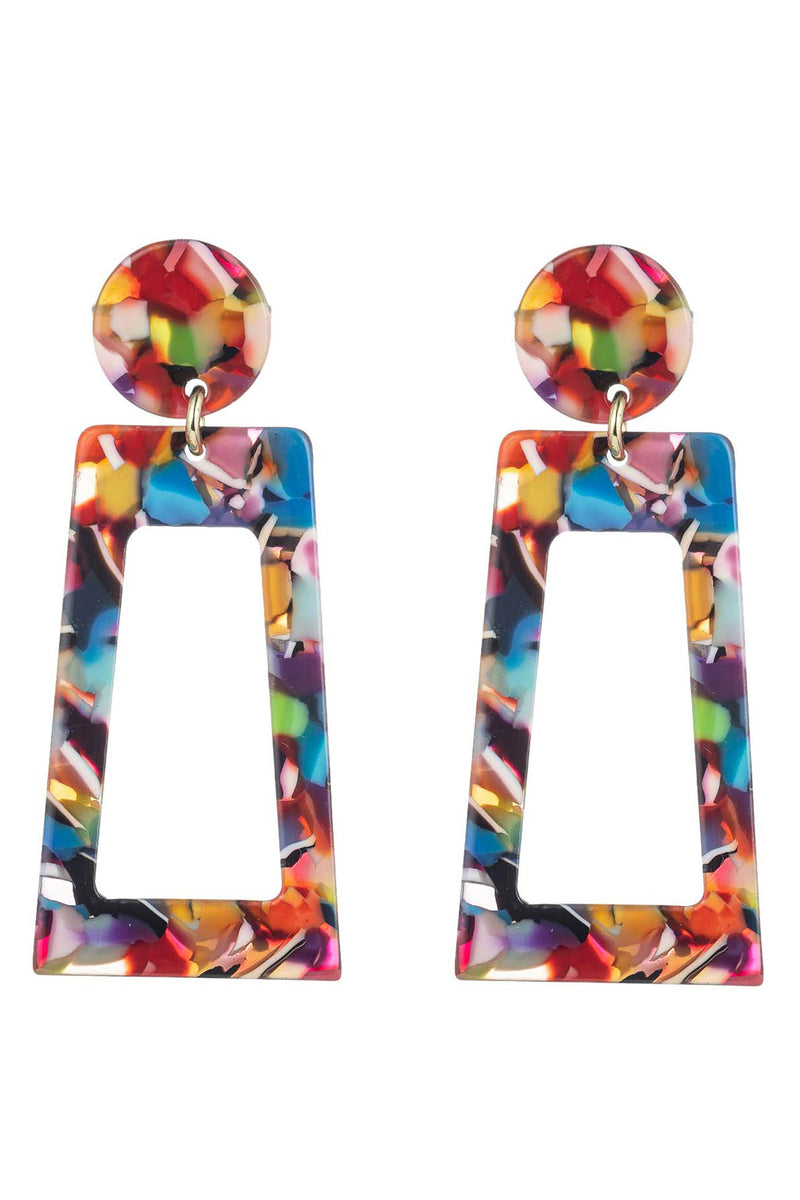 Tina Acrylic Drop Earring