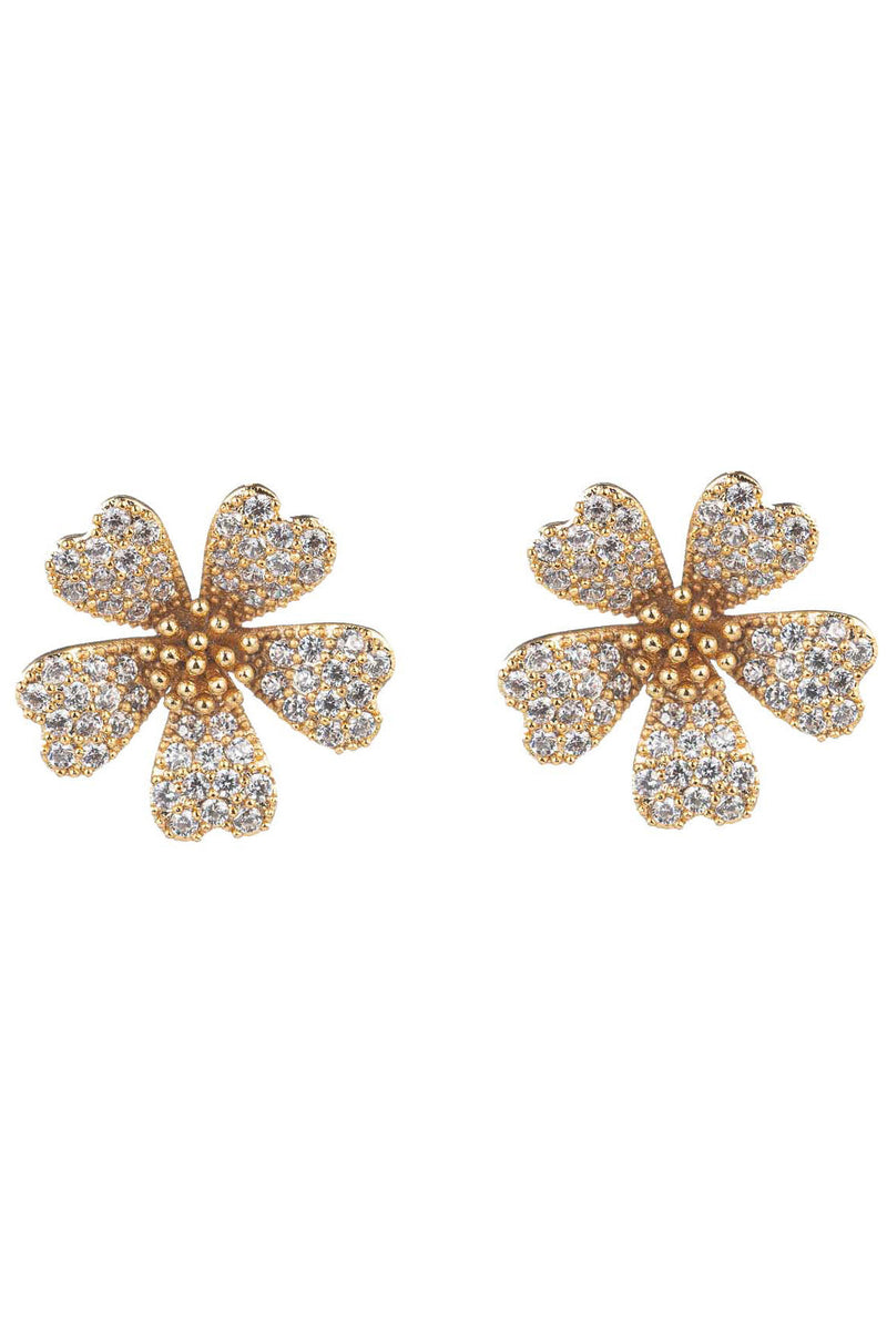 Enoa Flower CZ Stud Earring