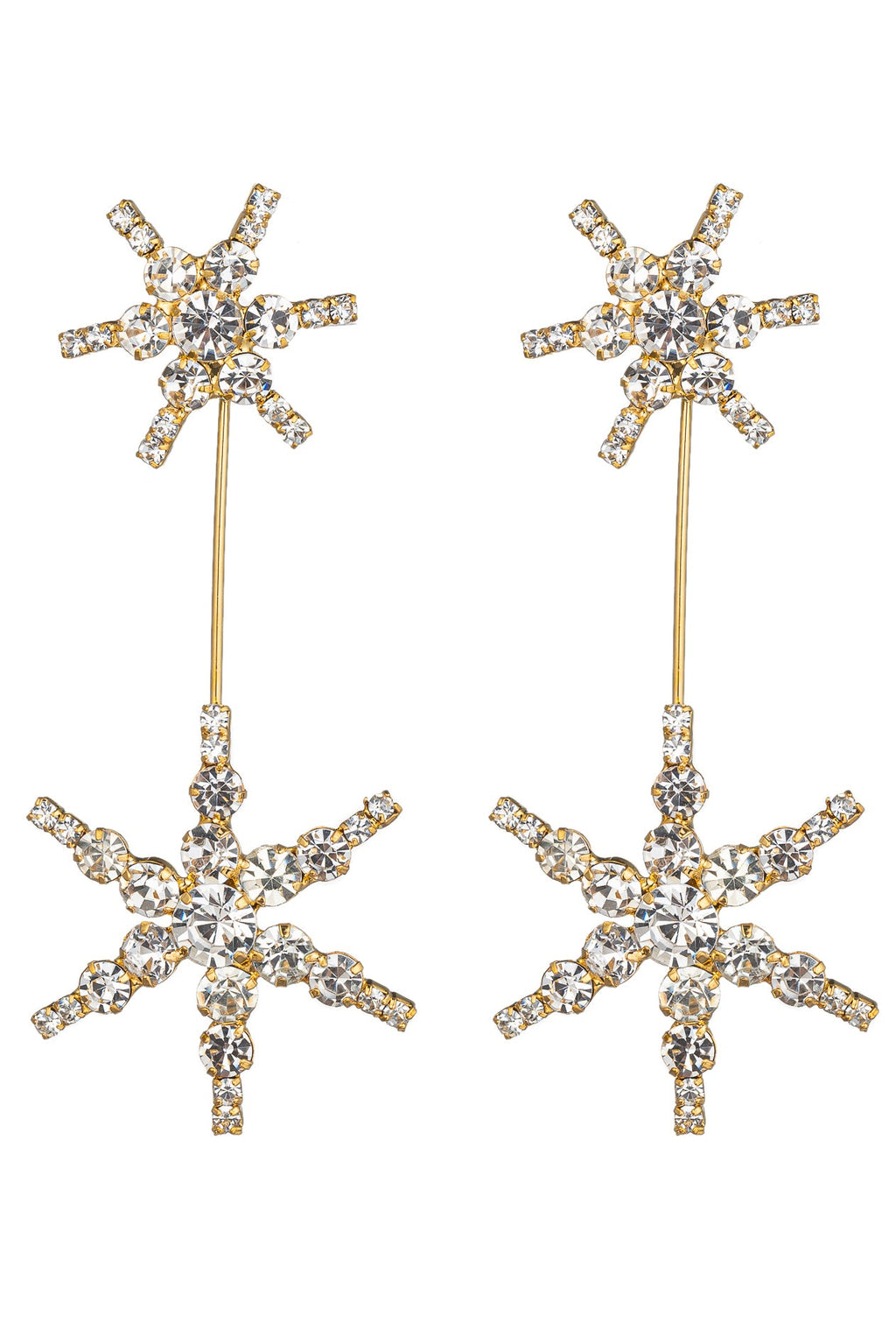 North Star Statement Drop Earrings