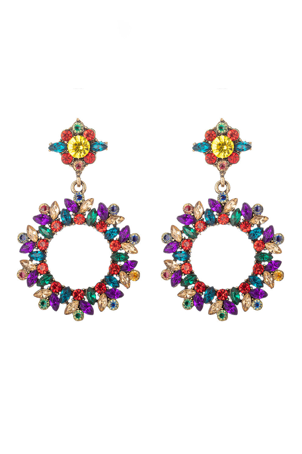 Harlequin Statement Earrings