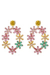 Ines CZ Dangle Earrings