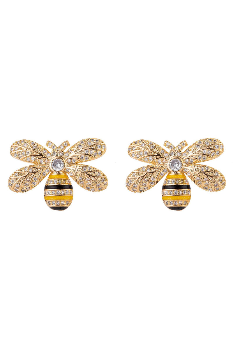 Bumble Bee Stud Earrings