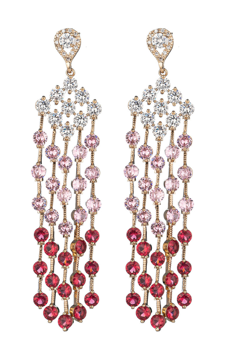 Jean CZ Fringe Earrings