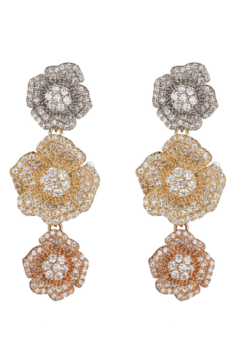 Charli Flora CZ Dangle Earrings