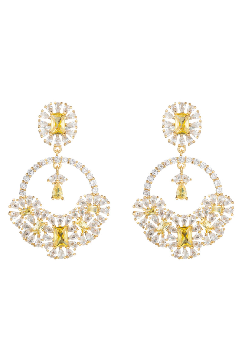 Alessia CZ Statement Earrings