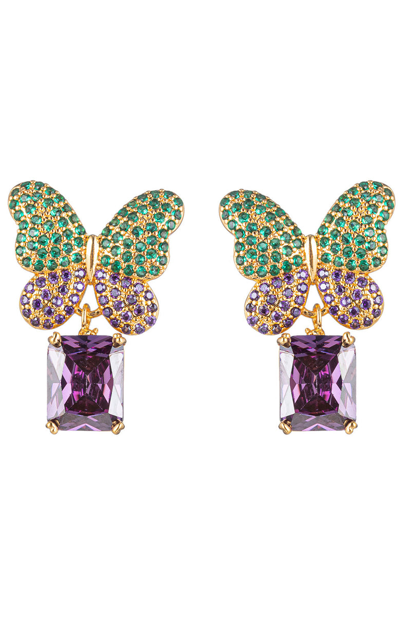 Eden Butterfly CZ Earrings