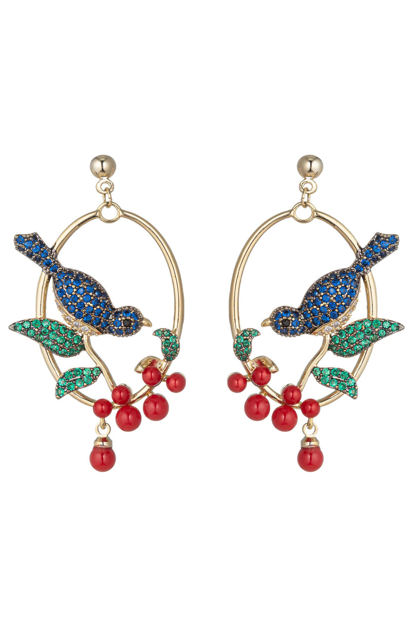 Camilla Birdie CZ Drop Earrings