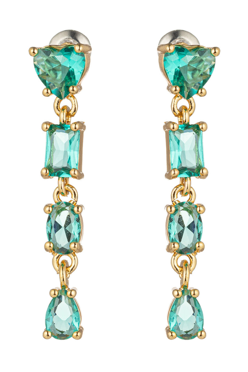 Martina Green Drop Earrings