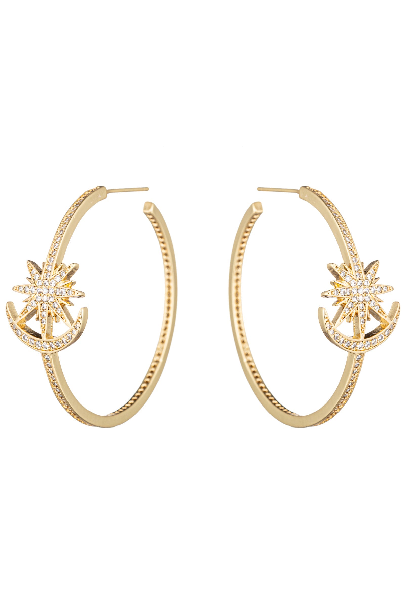 Azzurra Loop Drop Earrings