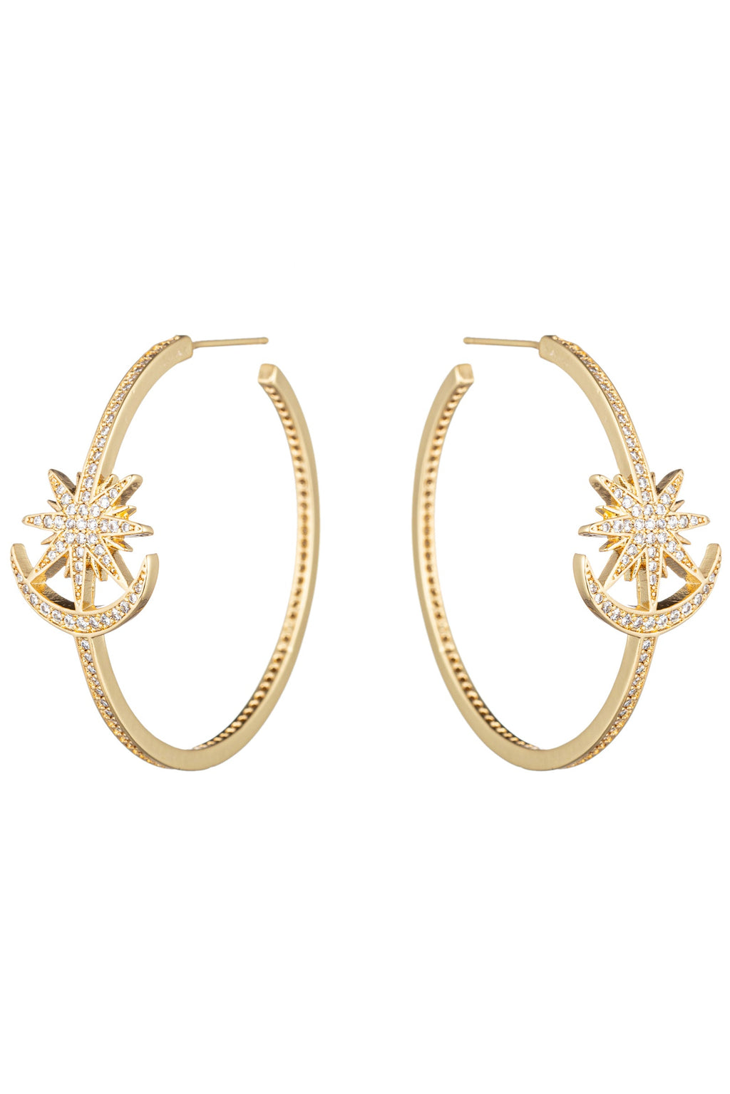 Azzurra Loop Drop Earrings