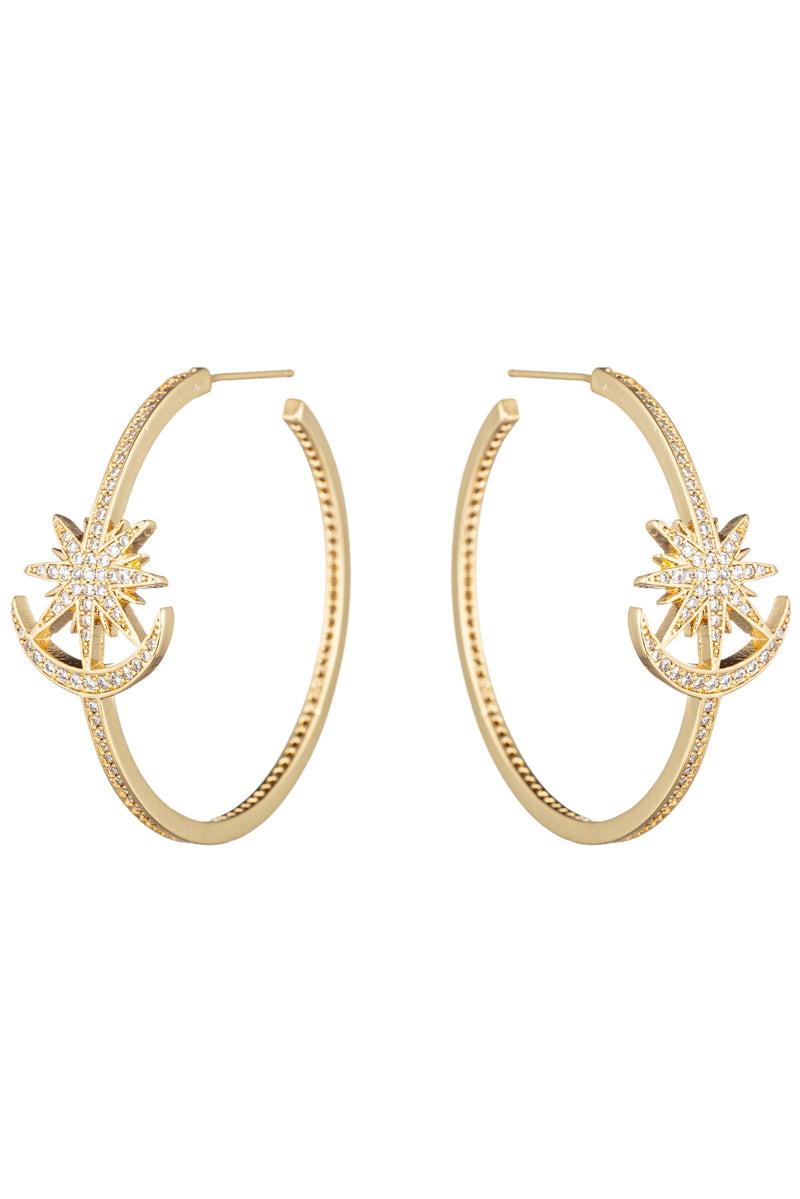 Azzurra Loop Drop Earrings