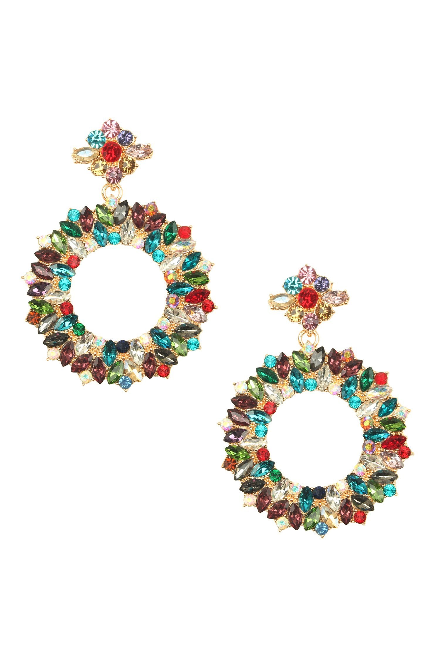 Stephanie Hot Pink Loop Earring