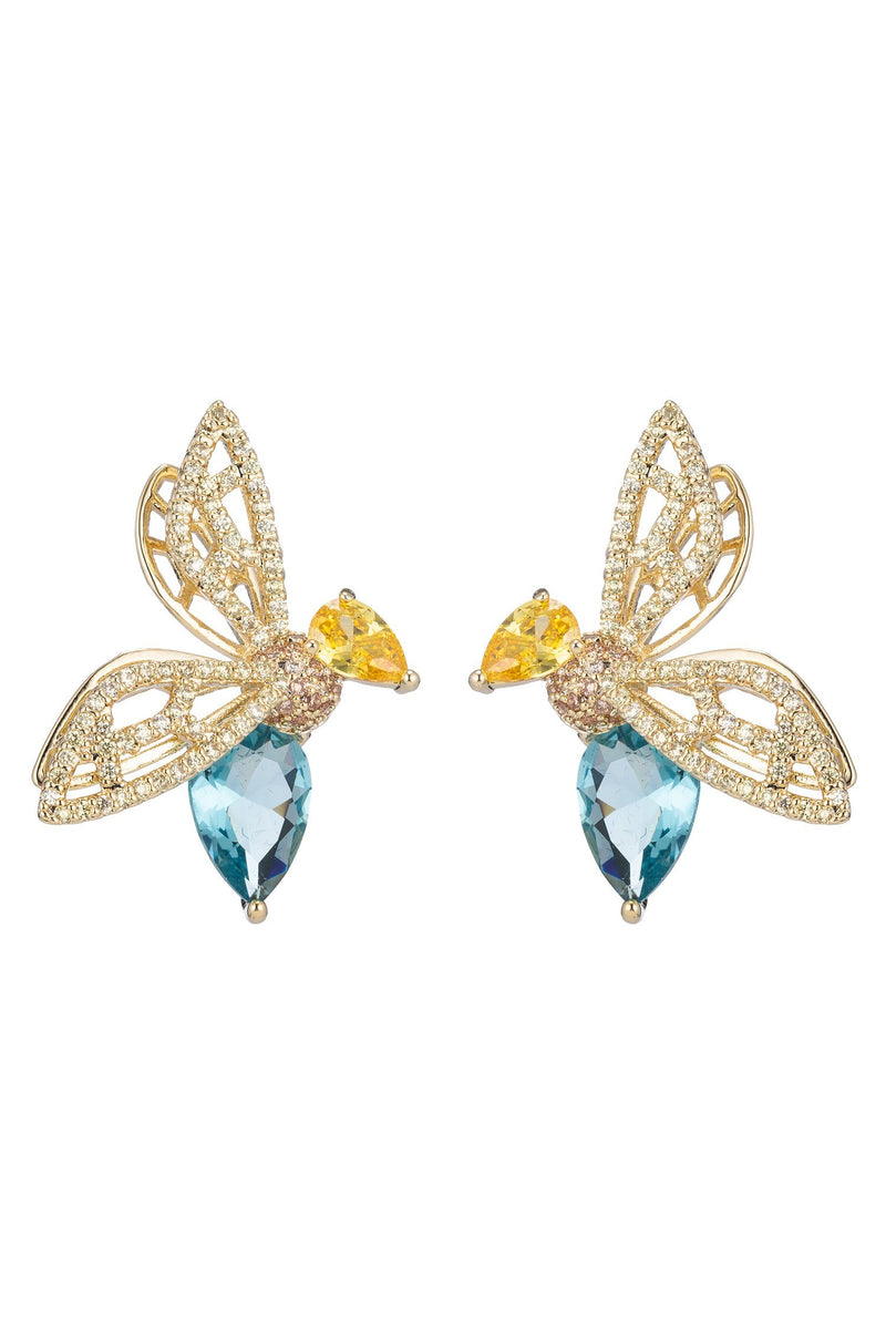 Faerie Earrings - Blue