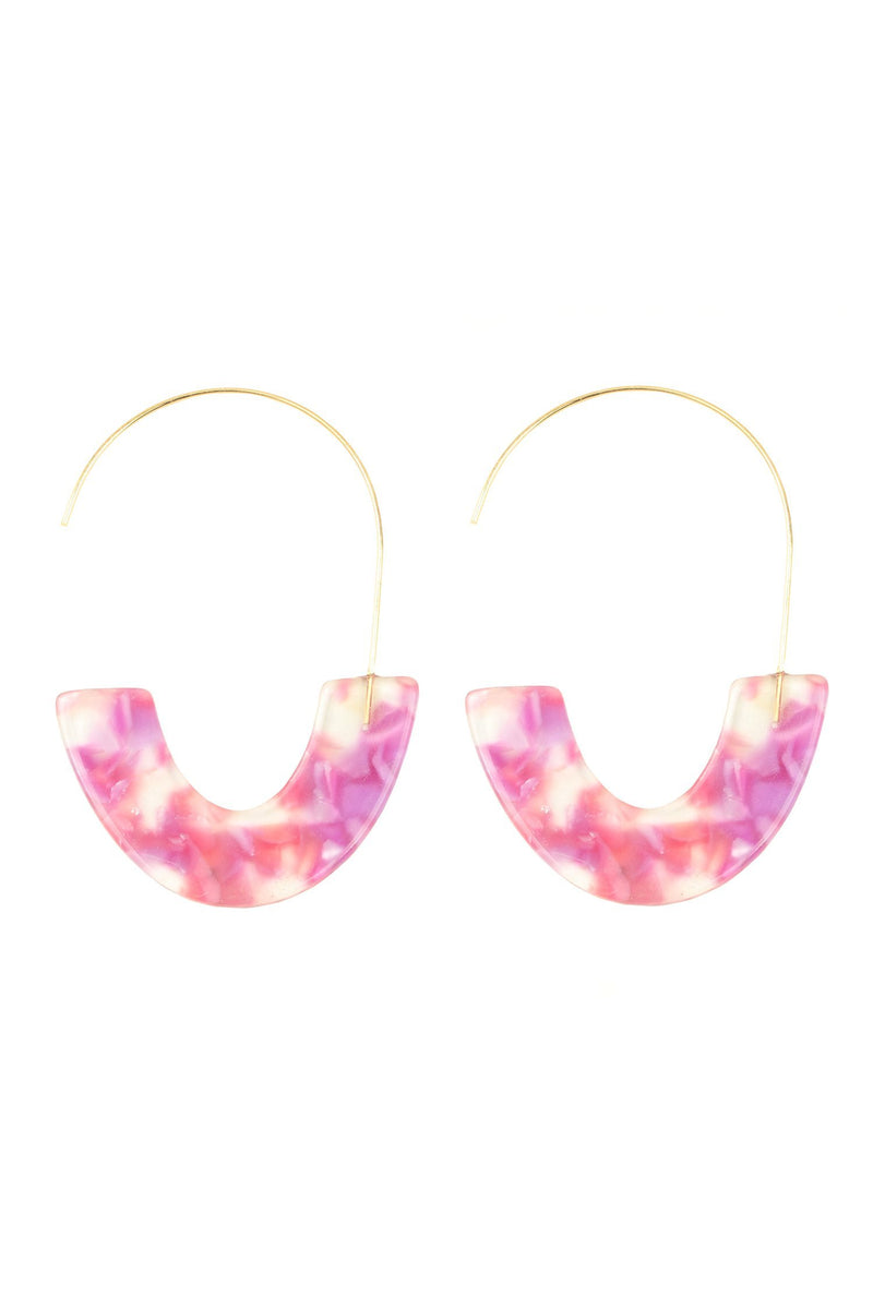 Camilla Earrings - Fuschia
