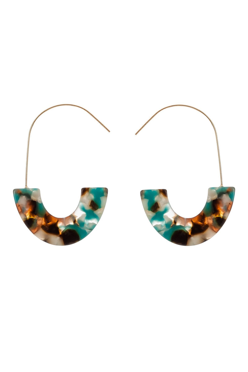 Camilla Earrings - Teal