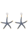 Starfish CZ Earrings